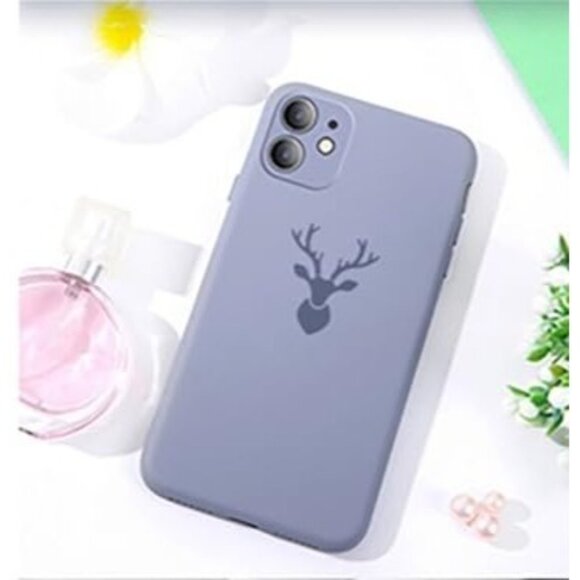 iPhone 11 Case - Lavender Gray Elk Design matte NWB simple - Picture 2 of 3
